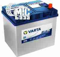 Аккумуляторы Аккумулятор Varta EFB Blue Dynamic Asia N65 [565501065] 6СТ-65 Ач R EN650 А 232x175x225 мм Start-Stop